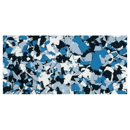 Sika Sikafloor Decoflake 1/8in Vinyl Flakes Sapphire 50lb Box 189217